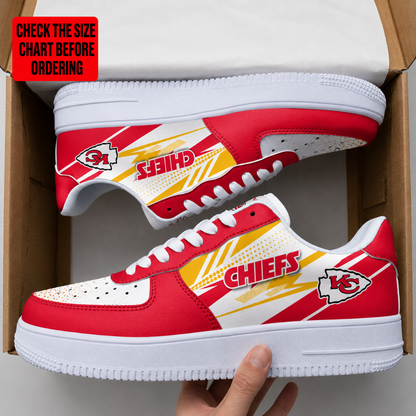 [SPECIAL OFFER] NEW CUSTOMIZED NFL01 KCC KANSAS CITY CHIEFS AF1 SNEAKERS
