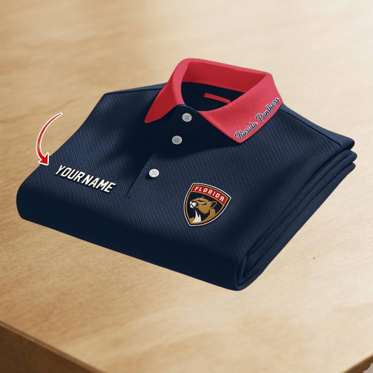[SUPER SALE] NEW CUSTOMIZED NHL01 FPT FLORIDA PANTHERS POLO SHIRT