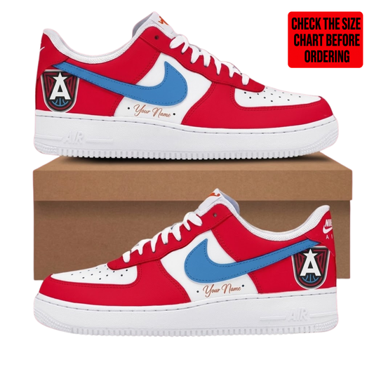 LIMITED EDITION - NEW CUSTOMIZED WNBA01 ALD ATLANTA DREAM AF1 SNEAKERS