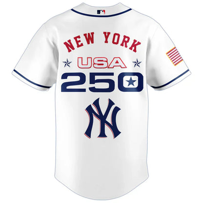 [FLASH SALE] NEW CUSTOMIZED MLB01 NYY NEW YORK YANKEES BASEBALL JERSEY
