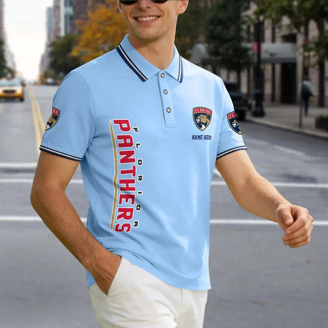 [SUPER SALE] NEW CUSTOMIZED NHL01 FPT FLORIDA PANTHERS POLO SHIRT