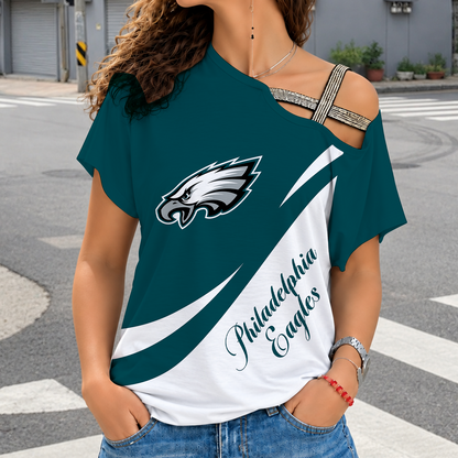 [SPECIAL OFFER] NEW CUSTOMIZED NFL02 PPE PHILADELPHIA EAGLES SHOULDER SHIRT