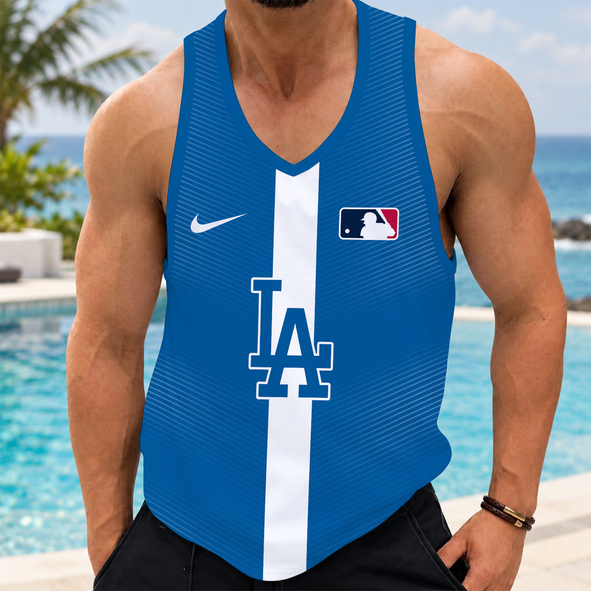 [FLASH SALE] NEW CUSTOMIZED MLB02 LAD LOS ANGELES DODGERS UNISEX TANK TOP