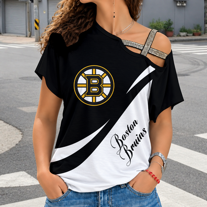 [SUPER SALE] NEW CUSTOMIZED NHL02 BTB BOSTON BRUINS SHOULDER SHIRT