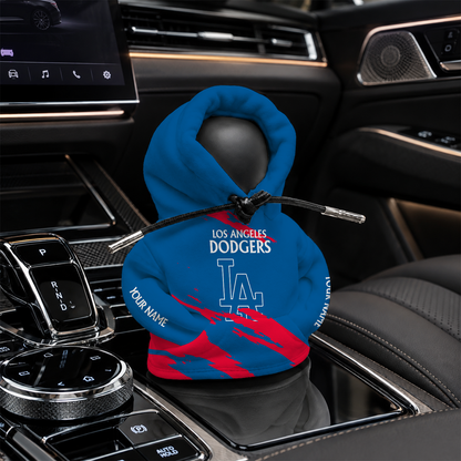 [FLASH SALE] NEW CUSTOMIZED MLB02 LAD LOS ANGELES DODGERS AUTOMOTIVE HOODIE SHIFT KNOB COVER