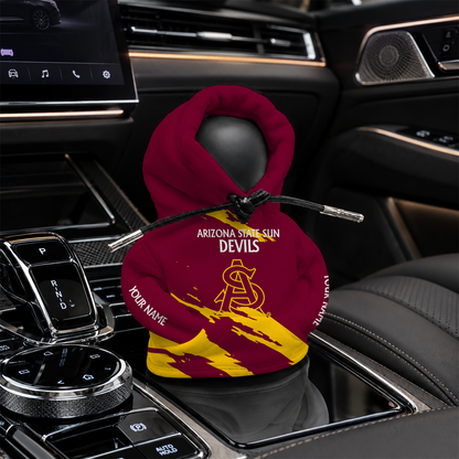 [FAN FAVORITE] NEW CUSTOMIZED NCAA CWS02 ASS ARIZONA STATE SUN DEVILS AUTOMOTIVE HOODIE SHIFT KNOB COVER
