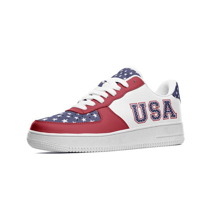 [HOT DEAL] NEW CUSTOMIZED PATRIOTIC AMERICAN FLAG AIR FORCE 1 SHOES