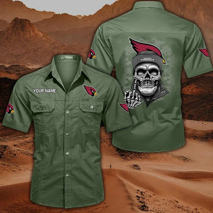 [SPECIAL OFFER] NEW CUSTOMIZED NFL20 ARC ARIZONA CARDINALS MUTICOLOR MEN'S CARGO SHIRT