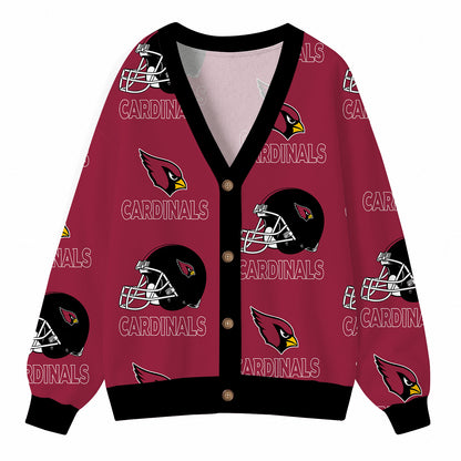 [SPECIAL OFFER] NEW CUSTOMIZED NFL20 ARC ARIZONA CARDINALS CARDIGAN