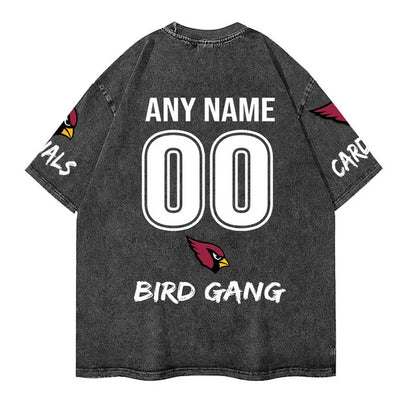 [SPECIAL OFFER] NEW CUSTOMIZED NFL20 ARC ARIZONA CARDINALS FUNNY MULTICOLOR WASHED TEE