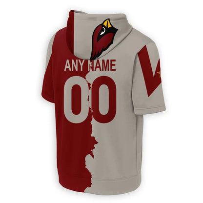 [SPECIAL OFFER] NEW CUSTOMIZED NFL20 ARC ARIZONA CARDINALS SHORT SLEEVE HOODIE T-SHIRT