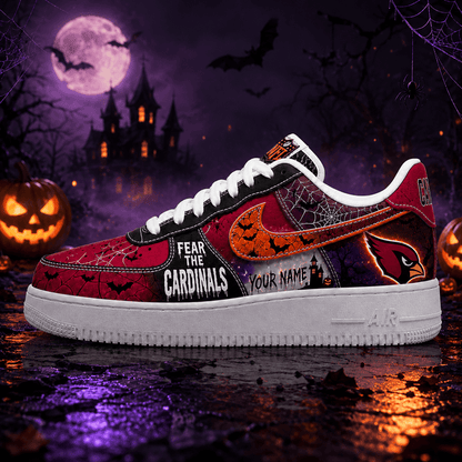 [SPECIAL OFFER] NEW CUSTOMIZED NFL20 ARC ARIZONA CARDINALS HALLOWEEN AF1 SHOES
