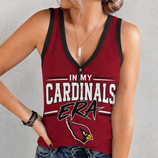 [SPECIAL OFFER] NEW CUSTOMIZED NFL20 ARC ARIZONA CARDINALS WOMEN'S V-NECK TANK TOP