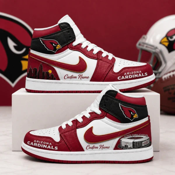 [SPECIAL OFFER] NEW CUSTOMIZED NFL20 ARC ARIZONA CARDINALS AIR JORDAN 1
