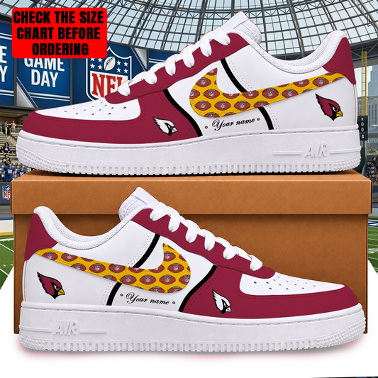 [SPECIAL OFFER] NEW CUSTOMIZED NFL20 ARC ARIZONA CARDINALS AF1 SHOES