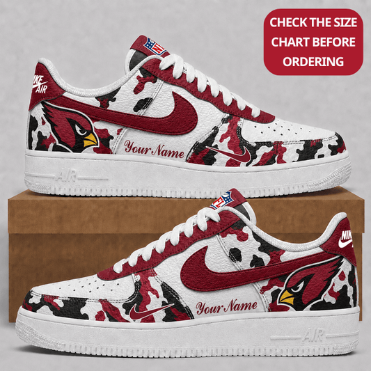 [SPECIAL OFFER] NEW CUSTOMIZED NFL20 ARC ARIZONA CARDINALS AF1 SHOES