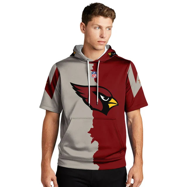 [SPECIAL OFFER] NEW CUSTOMIZED NFL20 ARC ARIZONA CARDINALS SHORT SLEEVE HOODIE T-SHIRT