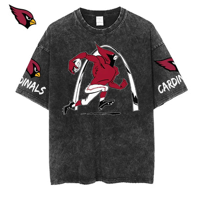 [SPECIAL OFFER] NEW CUSTOMIZED NFL20 ARC ARIZONA CARDINALS FUNNY MULTICOLOR WASHED TEE