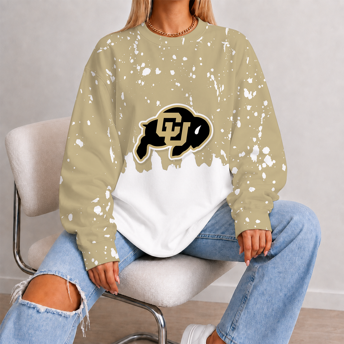 [FAN FAVORITE] NEW CUSTOMIZED NCAA FBS20 CRB COLORADO BUFFALOES UNISEX SWEATSHIRT