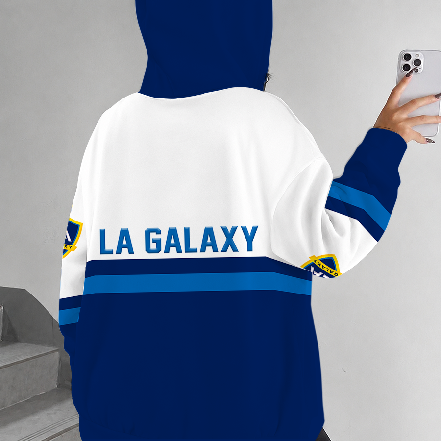 [FAN EXCLUSIVE] NEW CUSTOMIZED MLS20 LAG LA GALAXY ZIP HOODIE