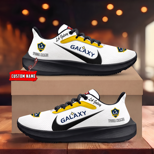 [FAN EXCLUSIVE] NEW CUSTOMIZED MLS20 LAG LA GALAXY ROAD RUNNING SHOES