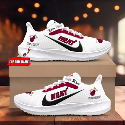 [HOT DEAL] NEW CUSTOMIZED NBA20 MHE MIAMI HEAT ROAD RUNNING SHOES