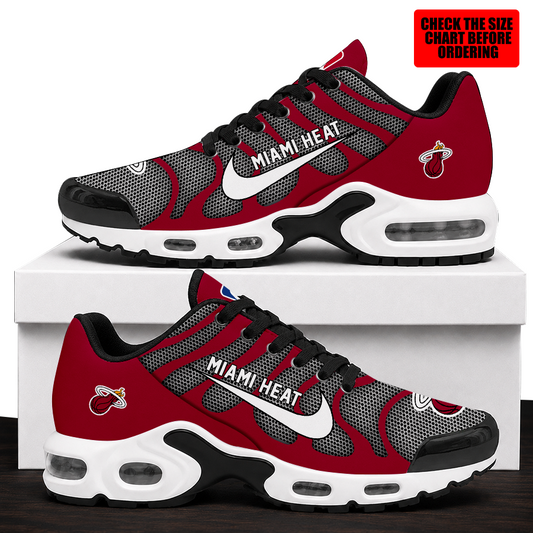 [HOT DEAL] NEW CUSTOMIZED NBA20 MHE MIAMI HEAT AIR MAX PLUS SNEAKERS