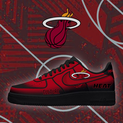 [HOT DEAL] NEW CUSTOMIZED NBA20 MHE MIAMI HEAT AF1 SHOES