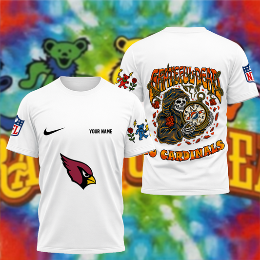 [SPECIAL OFFER] NEW CUSTOMIZED NFL20 ARC ARIZONA CARDINALS x GRATEFUL DEAD T-SHIRT, HOODIE, ZIP HOODIE