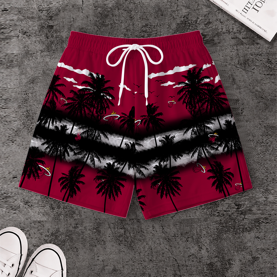 [HOT DEAL] NEW CUSTOMIZED NBA20 MHE MIAMI HEAT SHORT PANTS