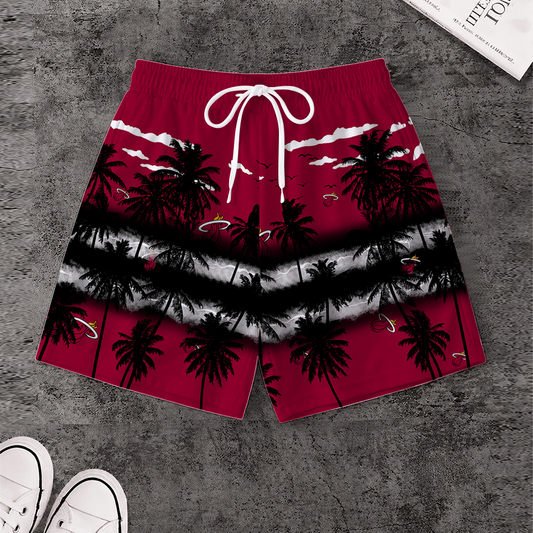 [HOT DEAL] NEW CUSTOMIZED NBA20 MHE MIAMI HEAT SHORT PANTS