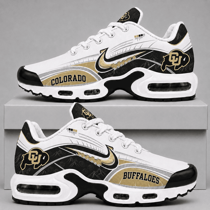 [FAN FAVORITE] NEW CUSTOMIZED NCAA FBS20 CRB COLORADO BUFFALOES AIR MAX PLUS SNEAKERS