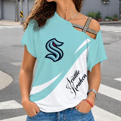 [SUPER SALE] NEW CUSTOMIZED NHL20 STK SEATTLE KRAKEN SHOULDER SHIRT
