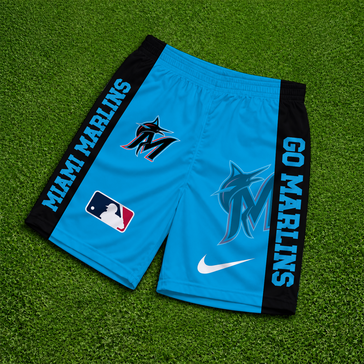 [FLASH SALE] NEW PREMIUM MLB20 MMS MIAMI MARLINS SHORT PANTS
