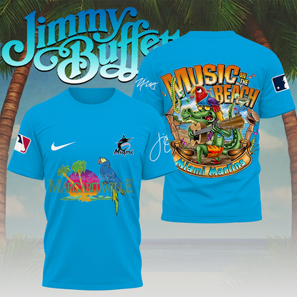 [FLASH SALE] NEW CUSTOMIZED MLB20 MMS MIAMI MARLINS x JIMMY BUFFETT T-SHIRT, HOODIE, ZIP HOODIE