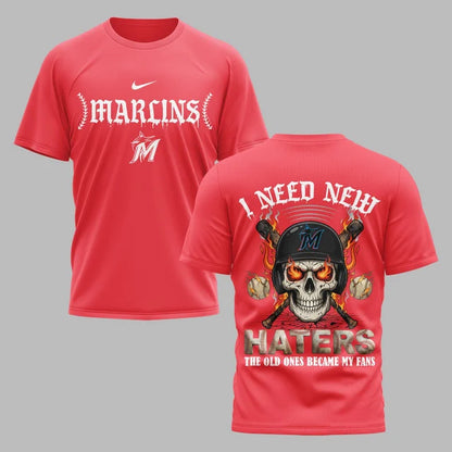 [FLASH SALE] NEW CUSTOMIZED MLB20 MMS MIAMI MARLINS MUTICOLOR T-SHIRT