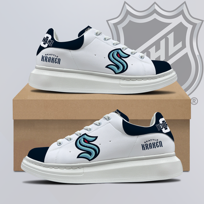 [SUPER SALE] NEW CUSTOMIZED NHL20 SEATTLE KRAKEN MCQUEEN SHOES