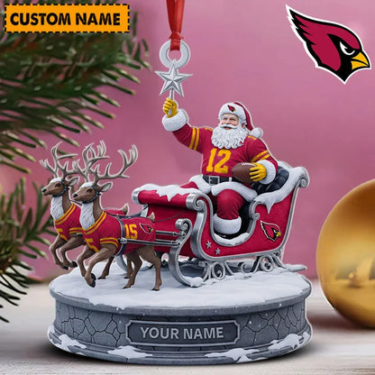 [SPECIAL OFFER] NEW CUSTOMIZED NFL20 ARC ARIZONA CARDINALS CHRISTMAS ACRYLIC ORNAMENT