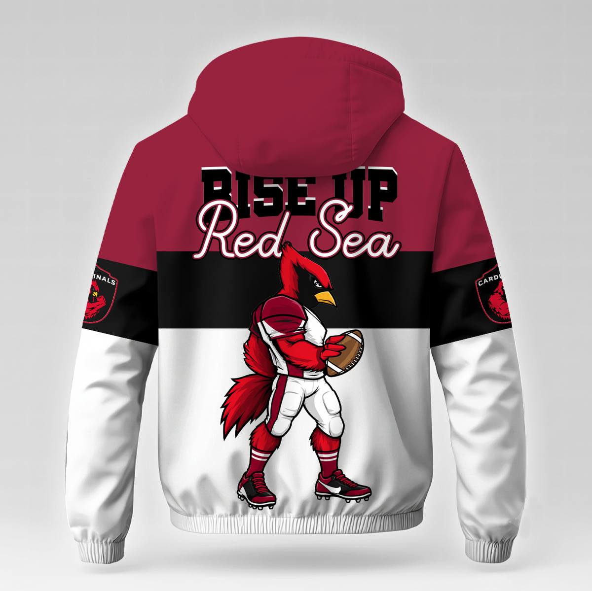 [SPECIAL OFFER] NEW CUSTOMIZED NFL20 ARC ARIZONA CARDINALS WINDBREAKER JACKET