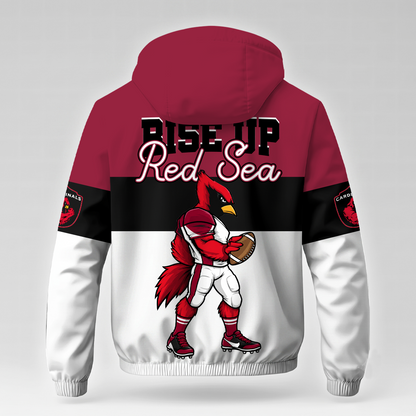[SPECIAL OFFER] NEW CUSTOMIZED NFL20 ARC ARIZONA CARDINALS WINDBREAKER JACKET