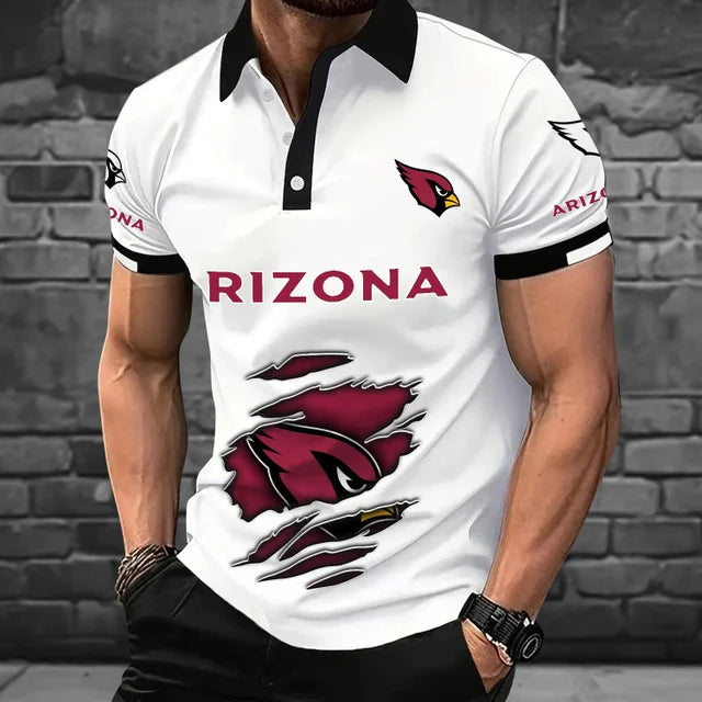 [SPECIAL OFFER] NEW CUSTOMIZED NFL20 ARC ARIZONA CARDINALS POLO SHIRT