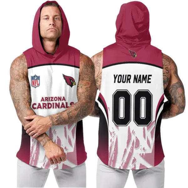 [SPECIAL OFFER] NEW CUSTOMIZED NFL20 ARC ARIZONA CARDINALS HOODED TANK TOP