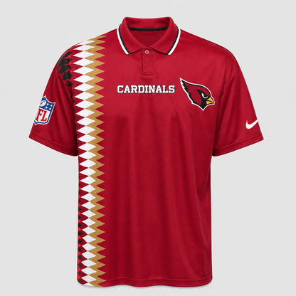[SPECIAL OFFER] NEW CUSTOMIZED NFL20 ARC ARIZONA CARDINALS POLO SHIRT