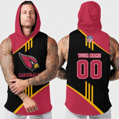 [SPECIAL OFFER] NEW CUSTOMIZED NFL20 ARC ARIZONA CARDINALS HOODED TANK TOP
