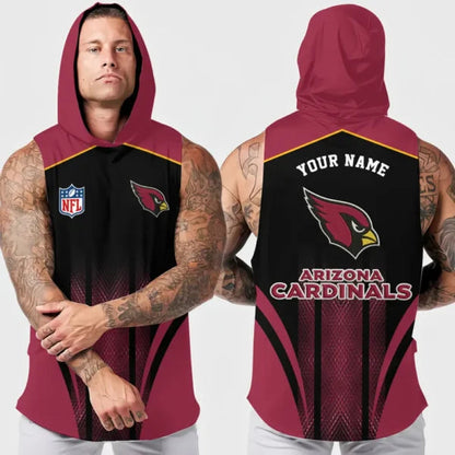[SPECIAL OFFER] NEW CUSTOMIZED NFL20 ARC ARIZONA CARDINALS HOODED TANK TOP