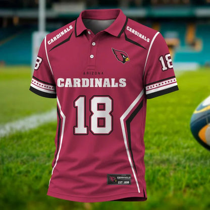 [SPECIAL OFFER] NEW CUSTOMIZED NFL20 ARC ARIZONA CARDINALS POLO SHIRT