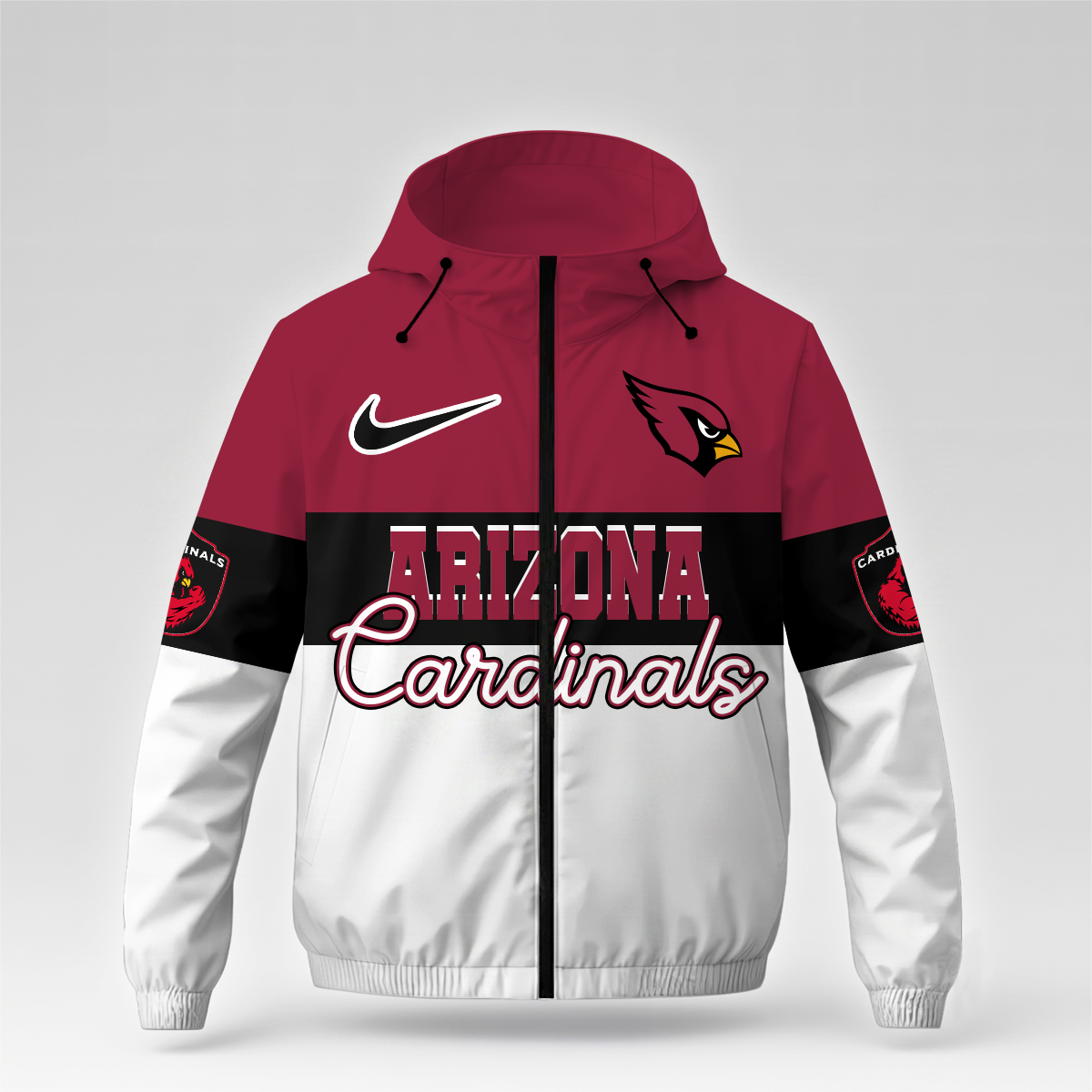 [SPECIAL OFFER] NEW CUSTOMIZED NFL20 ARC ARIZONA CARDINALS WINDBREAKER JACKET