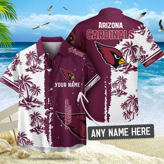 [SPECIAL OFFER] NEW CUSTOMIZED NFL20 ARC ARIZONA CARDINALS UNISEX HAWAIIAN SHIRT & SHORTS SET