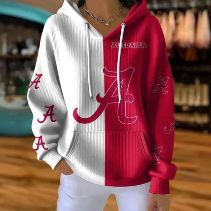 [FAN FAVORITE] NEW CUSTOMIZED NCAA CWS21 ABC ALABAMA CRIMSON TIDE RIBBED HOODIE & SWEATSHIRT
