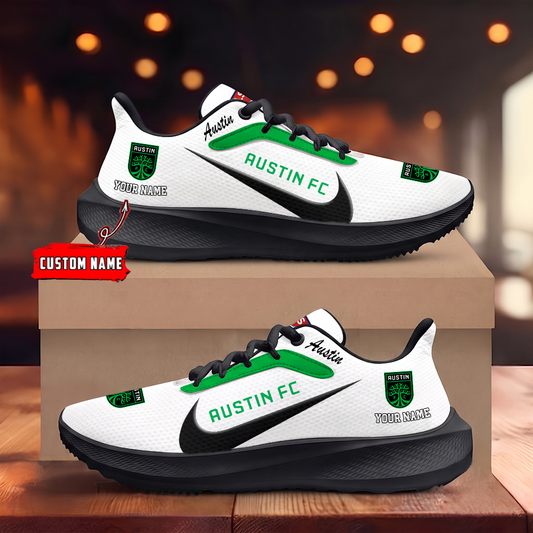 [FAN EXCLUSIVE] NEW CUSTOMIZED MLS21 ATF AUSTIN FC ROAD RUNNING SHOES